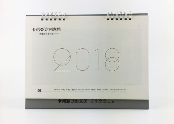 アート ペーパーのきれいな卓上カレンダー、小企業の広告のための永続的な卓上カレンダー