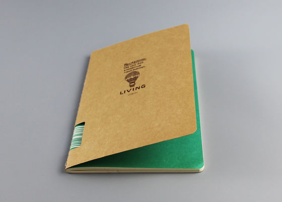 A5クラフト3x5のノート カバー、ワイヤー-かわいい厚表紙本のノートを結合するO