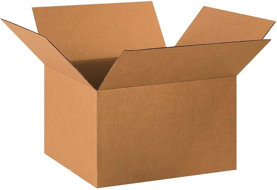 注文のサイズ環境に優しいクラフトは商品の船積みのための段ボール紙のカートン箱を
