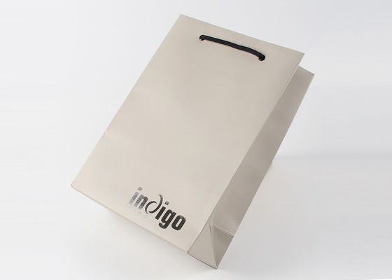 エコのナイロン ロープのハンドルおよび点の紫外線表面の仕上げを用いる友好的なペーパー買い物袋