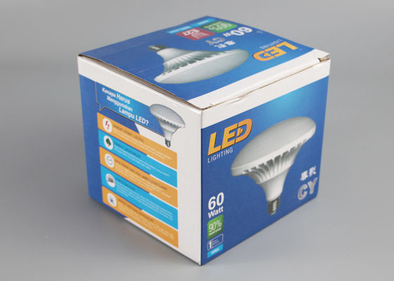 LEDライト包装のために紫外線リサイクルされた長方形の折るペーパー包装箱の点