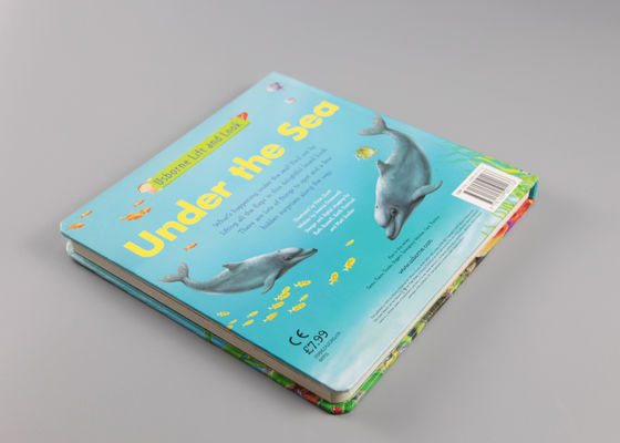 紫外線点およびオイルのニスをかけることと印刷するかわいい無光沢のハードカバーの児童図書