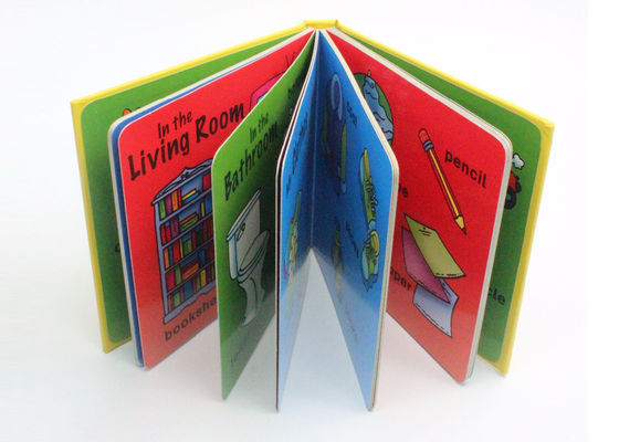 無線綴じおよび銀ぱくが付いている無光沢のアート ペーパーのボール紙の児童図書
