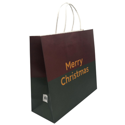 50mic CPPクラフトPaper Bagsのpantone Offset Paper Gift Bags For Grocery